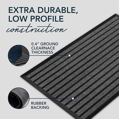 ubdyo Extra Durable Door Mat Outside Entrance | Dirt Trapping, Non-Slip Backing - Image 4