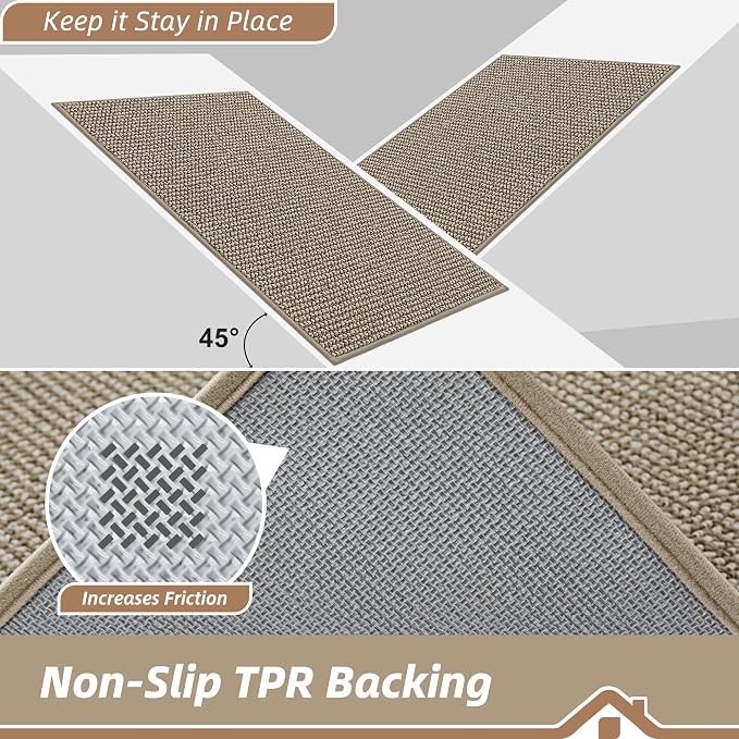 BEQHAUSE Kitchen Rugs 24"x36", Kitchen Mats - Image 4