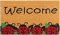 Coir Welcome Mat, 17 x 29 in | 100% Natural Coir, Anti-Shedding, Durable PVC by AmaruDoorMats