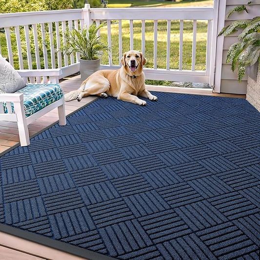 OLANLY Front Door Mat Outside Entrance 71x47, Waterproof Heavy-Duty Doormat | by OLANLY