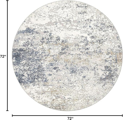 DMOYEST 6ft Round Area Rug Living Room Rugs - Image 2