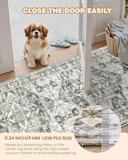 Hallway Runner Rug 2x12 Extra Long Washable Runner, Non Slip Runner - Image 6