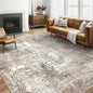 Area Rug Living Room Rugs: 5x7 Washable Large Abstract Modern Soft Stain by LOONGRUG