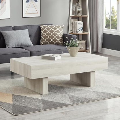 Roundhill Furniture Athens Modern Accent Coffee Table - Image 3
