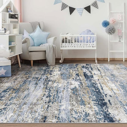 pmtsns Area Rugs 6x9 for Living Room: Washable Rug Modern Abstract Neutral Soft - Image 6