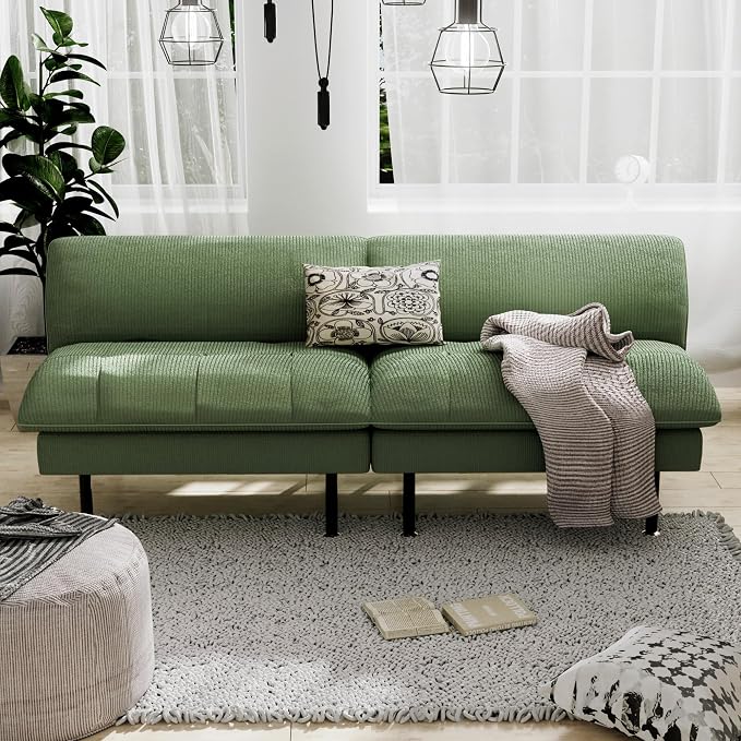 Ribilake 2 Sets 70" Futon Sofa Bed, 4 in 1 Multi-Function Couch Sleeper - Image 7
