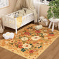 DUKINO 3x5 Area Rug, Floral Washable Rug by DUKINO