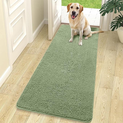 OLANLY Dog Door Mat for Muddy Paws 70x24, Super Absorbent Chenille Mud Mat | by OLANLY