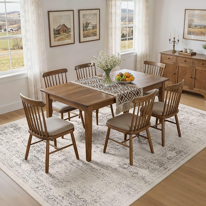 UERMEI 8x10 Area Rug Living Room Rugs - Image 4