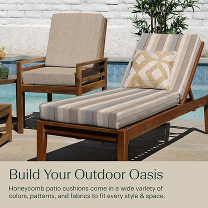 Honeycomb Outdoor Chaise Lounge Cushion - Image 4