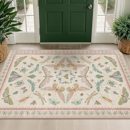 3x5 Flower Area Rug for Girls Bedroom - Image 3