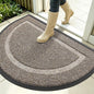 OLANLY Half Circle Front Door Mat Outside 35x23 All-Season Rubber Doormat | by OLANLY