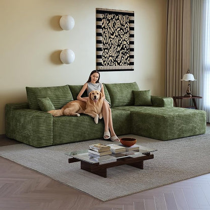 108" Sectional Couches for Living Room Cloud Couch Sofa - Image 6