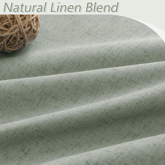Desert Sage 100% Blackout Curtains 84 Inch Length 2 Panels Set - Image 3