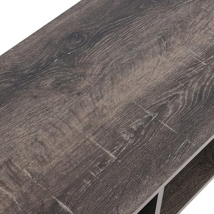 Household Essentials Jamestown TV Stand Coffee Table - Image 5