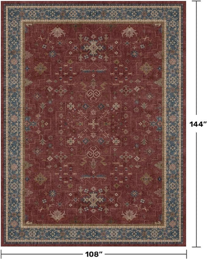 Oriental 9x12 Soft Rugs for Living Room - Image 2