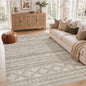cotiled Boho 5x8 Area Rugs for Living Room: Soft Moroccan Washable Rug | Solve by COTILED