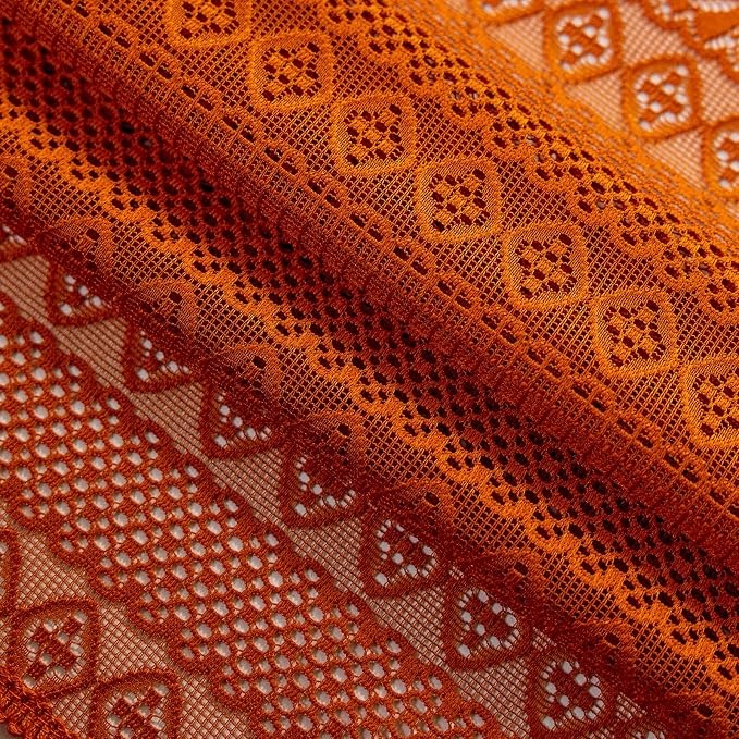 Sutuo Home Burnt Orange French Door Curtain - Image 9