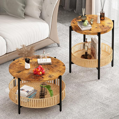 Lamerge 3 Pieces Coffee Table Set - Image 3