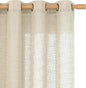 Linen Sheer Curtains 95 inch for Living Room, Soft Thick Light Filtering Boho by LAMIT