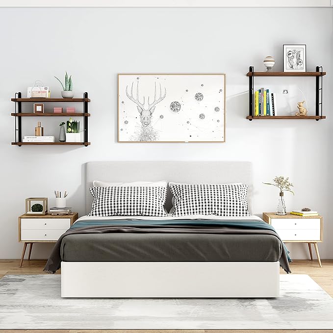 MXCSE Wall Shelves, Wall Mounted Bookshelves, DIY Floating Shelves - Image 5