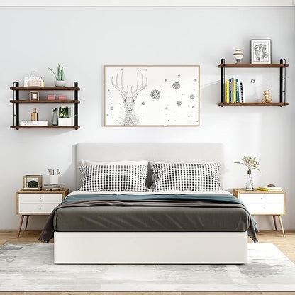 MXCSE Wall Shelves, Wall Mounted Bookshelves, DIY Floating Shelves - Image 5