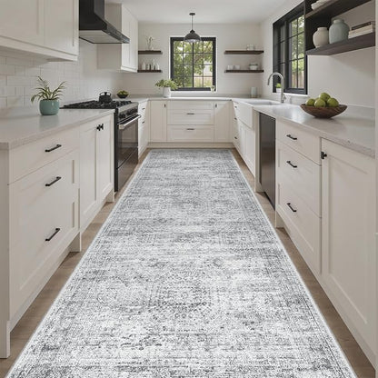 Soalmost Washable Hallway Runner Rug 4x10 Kitchen Entry Rugs Non-Slip, Stain by Soalmost