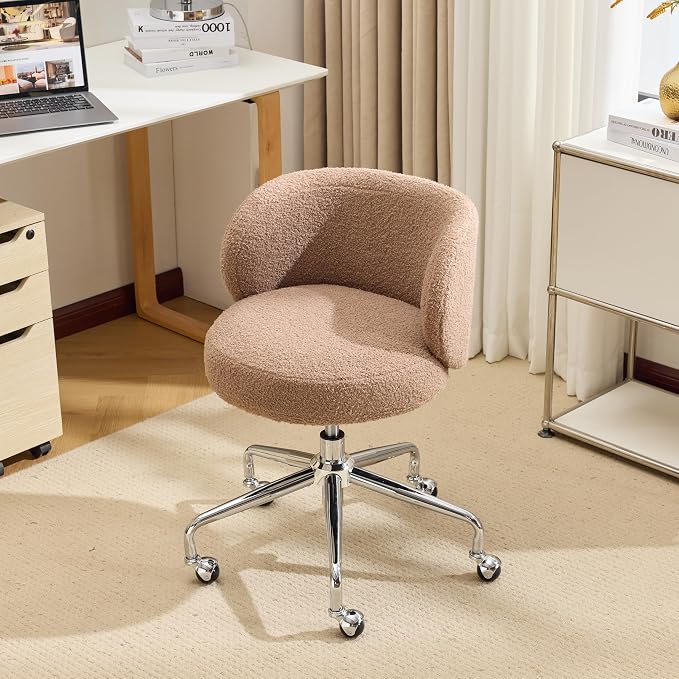 VINGLI Cute Small Swivel Desk Chair Comfy by VINGLI