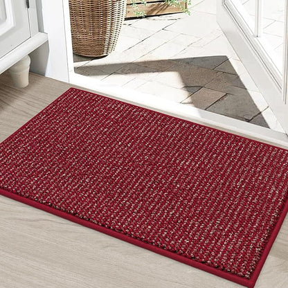 BEQHAUSE Dirt Trapper Door Mat 24" x 36", Non-Slip Washable Doormats, Low by BEQHAUSE