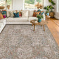5x7 Washable Moss Green Oriental Area Rug by HazoHaus