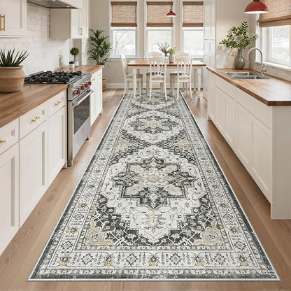 Madane Hallway Runner Rug 3x12 Washable Kitchen Runners 12ft, Soft Low-Pile - Image 4