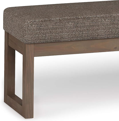 SIMPLIHOME Milltown Large Ottoman Bench - Image 7