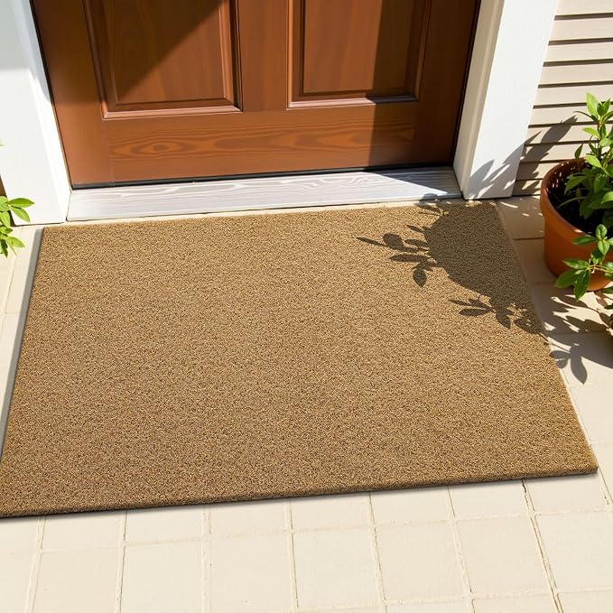 OLANLY Front Door Mat, Low Profile Doormat, Stain and Fade Resistant, - Image 2