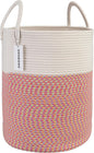 XUANGUO Cotton Rope Laundry Basket Hamper by XUANGUO