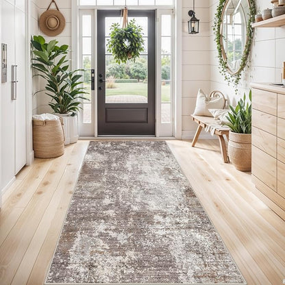 4x8 Area Rug for Indoor Entrance– Non-Slip Washable Door Mat for Entryway by BYYVOORugsforYourHome