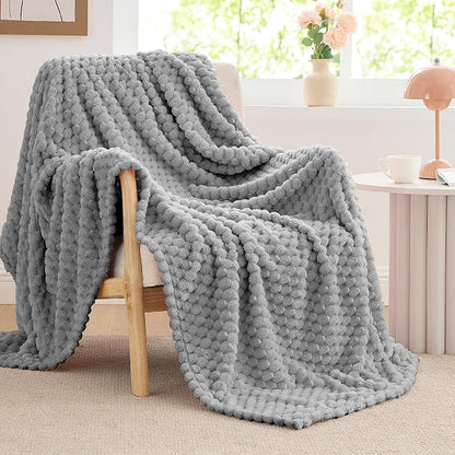 BEDELITE Grey Large Throw Blanket - Image 4