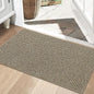 BEQHAUSE Dirt Trapper Door Mat 24" x 36", Non-Slip Washable, Light Beige | by BEQHAUSE