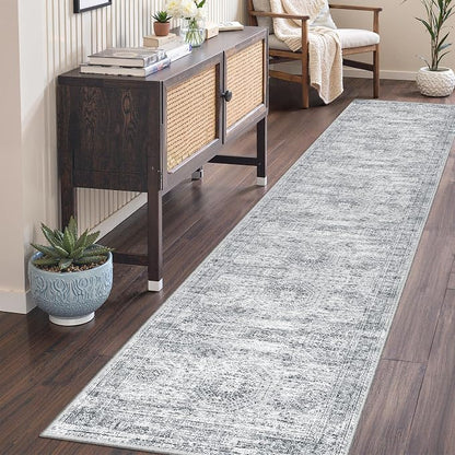 2x8 Runner Rug Non Slip, Washable Hallway Runner Rug, Nursery Room, Soft Runner - Image 3