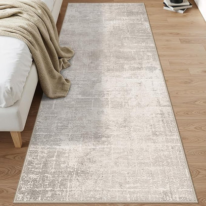Hallway 3x8 Washable Runner Rug: Abstract Stain Resistant Entryway Kitchen Area - Image 2