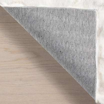 nuLOOM Jeni Off White Checkered Washable Area Rug - Image 8