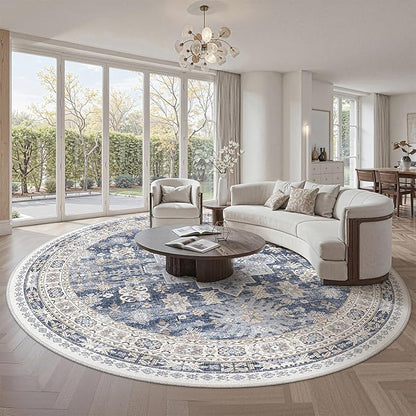 Round Rug 8ft, Circle Rug for Dining Room Table, Dining Room, Nursery Room - Image 3