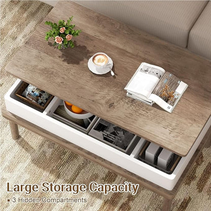 Shintenchi Coffee Table, Lift Top Coffee Table - Image 4