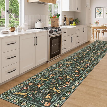 DUKINO 3x16 Hallway Runner Rug, Washable Animal Rug - Image 3