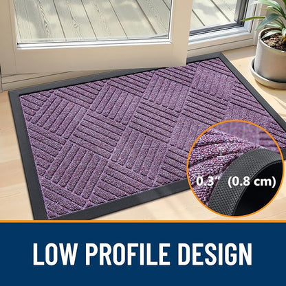 OLANLY Front Door Mat Outside Entrance 33x21, Waterproof Heavy-Duty Doormat | - Image 5