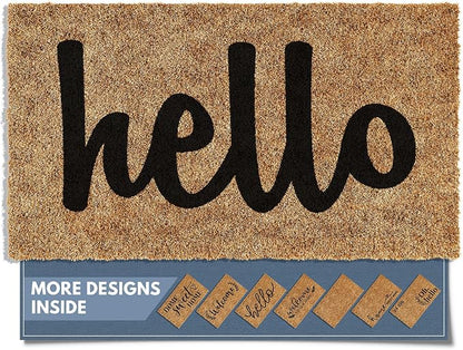 Barnyard Designs Front Door Welcome Mat | Printed Polyester Outdoor Rug by BarnyardDesigns