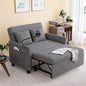 Sleeper Sofa Bed, 3 in 1 Convertible Sleeper Couch Bed Pull Out, Small Loveseat by AYEASY
