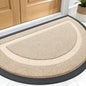 OLANLY Half Circle Front Door Mat Outside 33x21 All-Season Rubber Doormat | by OLANLY