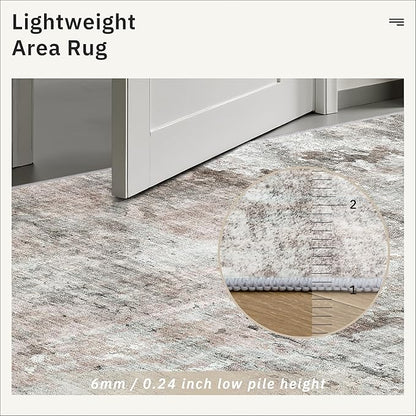 Soalmost 2x3 Abstract Washable Rugs - Image 7