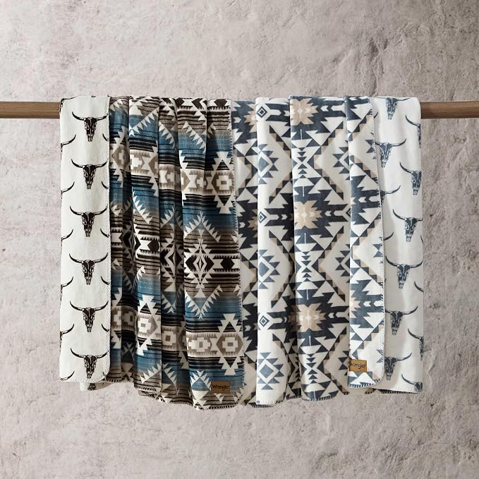 Wrangler - Blanket, Soft & Reversible Flannel Bedding - Image 5