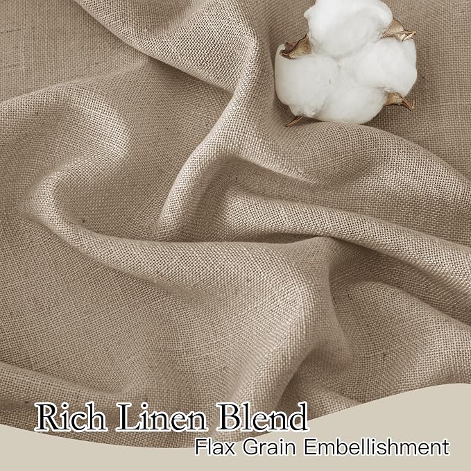 RYB HOME Extra Wide Sheer Curtains - Image 4